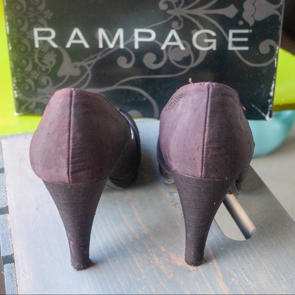 Rampage Dark Purple Pumps - Size 7.5M - Picture 8 of 10